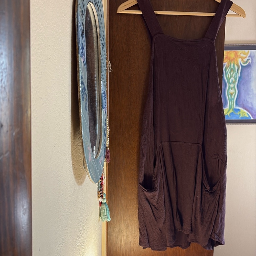 Free People Brown Mini Dress